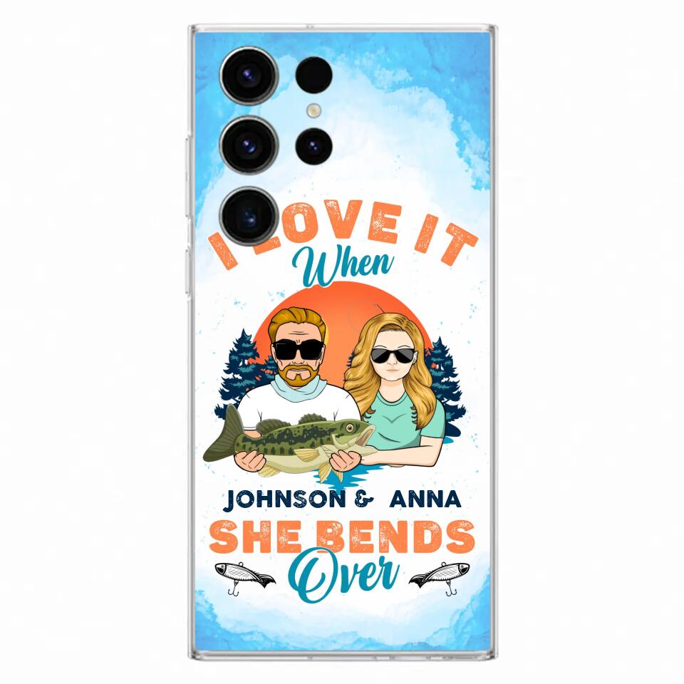 Custom Personalized Fishing Couple Phone Case - Gift Idea For Couple/ Gift To Him/ Her/ Fishing Lover  - Case For iPhone/Samsung