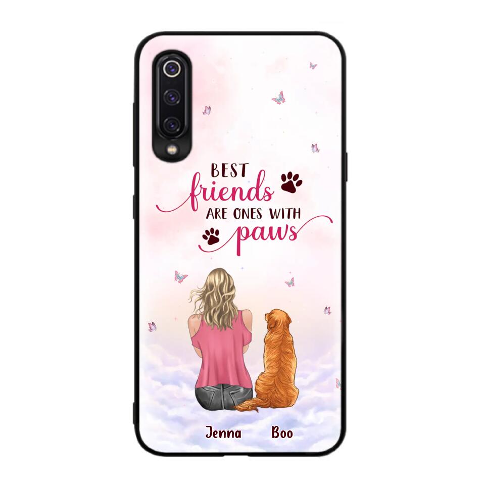 Personalized Dog Mom Phone Case - Up to 5 Dogs - Mother's Day Gift Idea For Dog Lovers - Best Friends Are Ones With Paws - Xiaomi/Oppo/Huawei