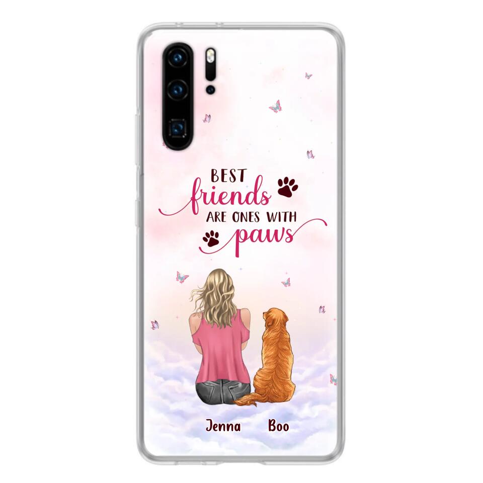 Personalized Dog Mom Phone Case - Up to 5 Dogs - Mother's Day Gift Idea For Dog Lovers - Best Friends Are Ones With Paws - Xiaomi/Oppo/Huawei