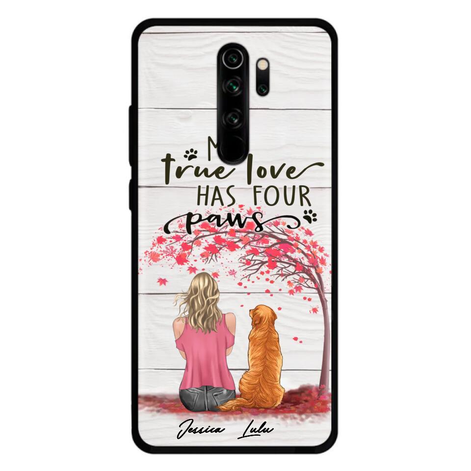 Personalized Dog Mom Phone Case - Up to 5 Dogs - Gift Idea For Mother's Day/Dog Lovers - My True Love Has Four Paws - Case For Xiaomi/ Oppo/ Huawei