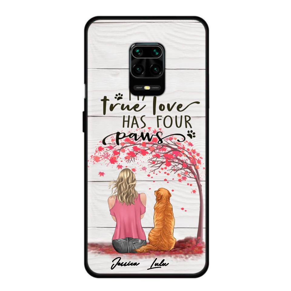 Personalized Dog Mom Phone Case - Up to 5 Dogs - Gift Idea For Mother's Day/Dog Lovers - My True Love Has Four Paws - Case For Xiaomi/ Oppo/ Huawei