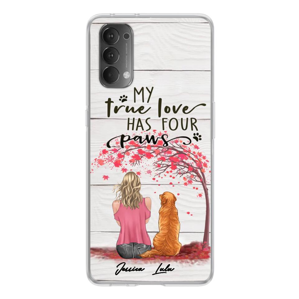 Personalized Dog Mom Phone Case - Up to 5 Dogs - Gift Idea For Mother's Day/Dog Lovers - My True Love Has Four Paws - Case For Xiaomi/ Oppo/ Huawei