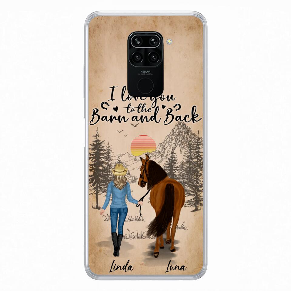 Personalized Horse Girl Phone Case - Gift Idea For Horse Lovers/Girl - Up to 6 Horses - Just A Girl Who Loves Horses - Case For Oppo/Xiaomi/Huawei