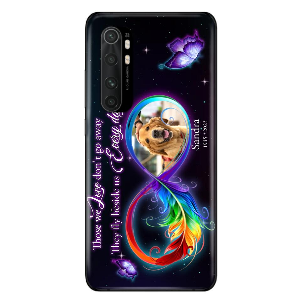 Custom Personalized Memorial Infinity Symbol Phone Case For Xiaomi/ Oppo/ Huawei - Upload Photo - Memorial Gift Idea For Father's Day/Mother's Day/ Pet Owners - Those We Love Don't Go Away