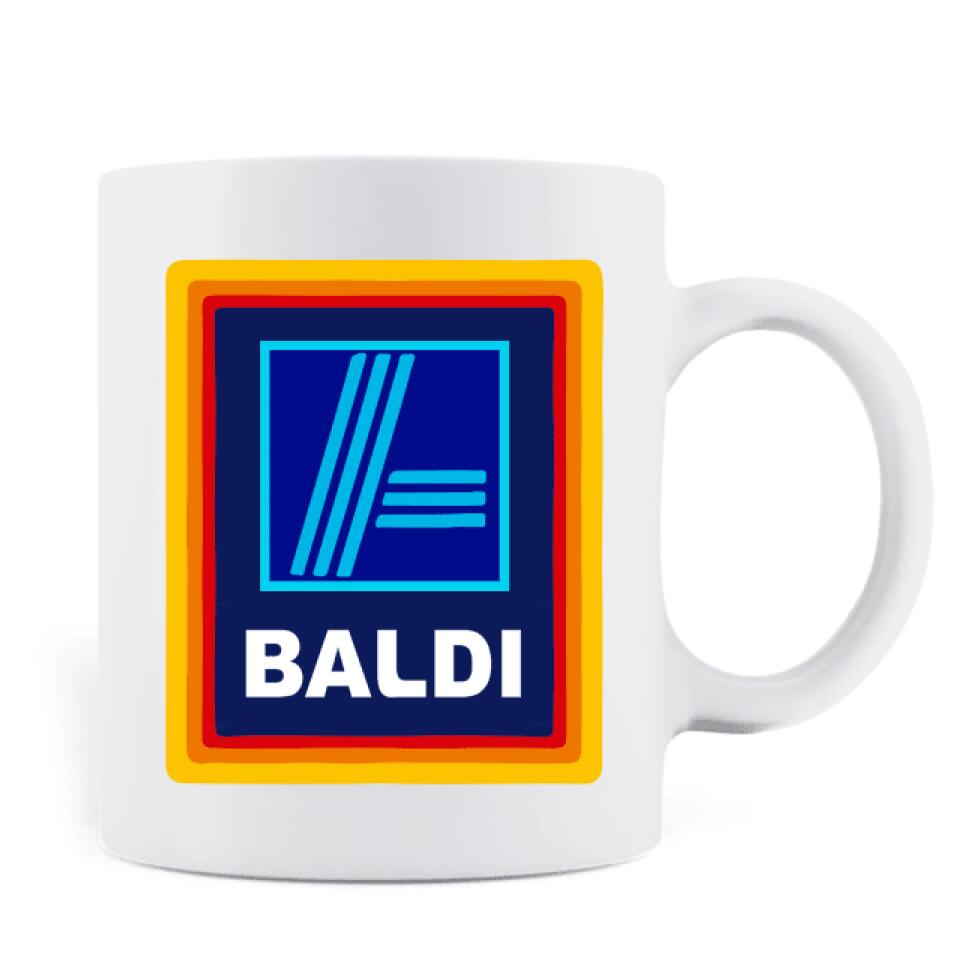 Personalized Baldi Custom Coffee Mug - Gift Idea For Man