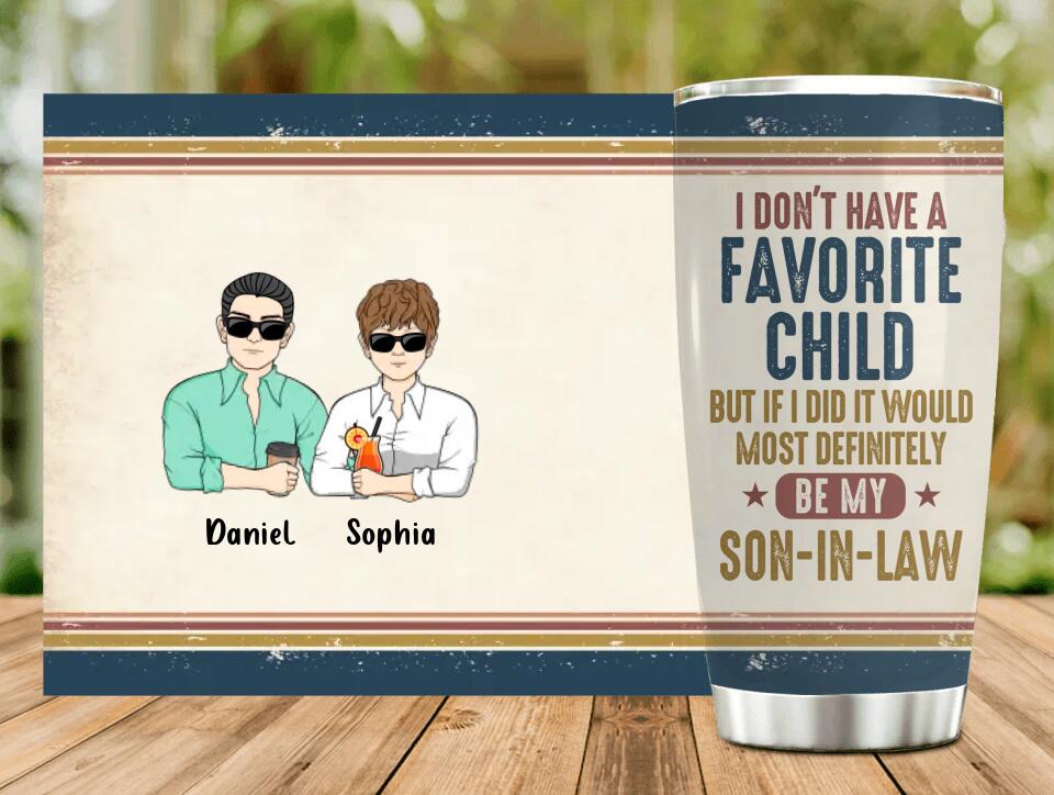 Personalized Mom Tumbler - Mother's Day Gift From Son In Law