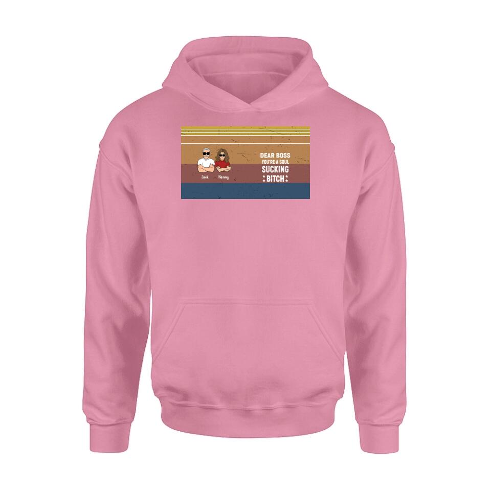 Personalized Dear Boss T-Shirt/Long Sleeve/Hoodie/Sweatshirt - Best Gift Idea For Friends - Dear Boss Thanks For Being My Boss