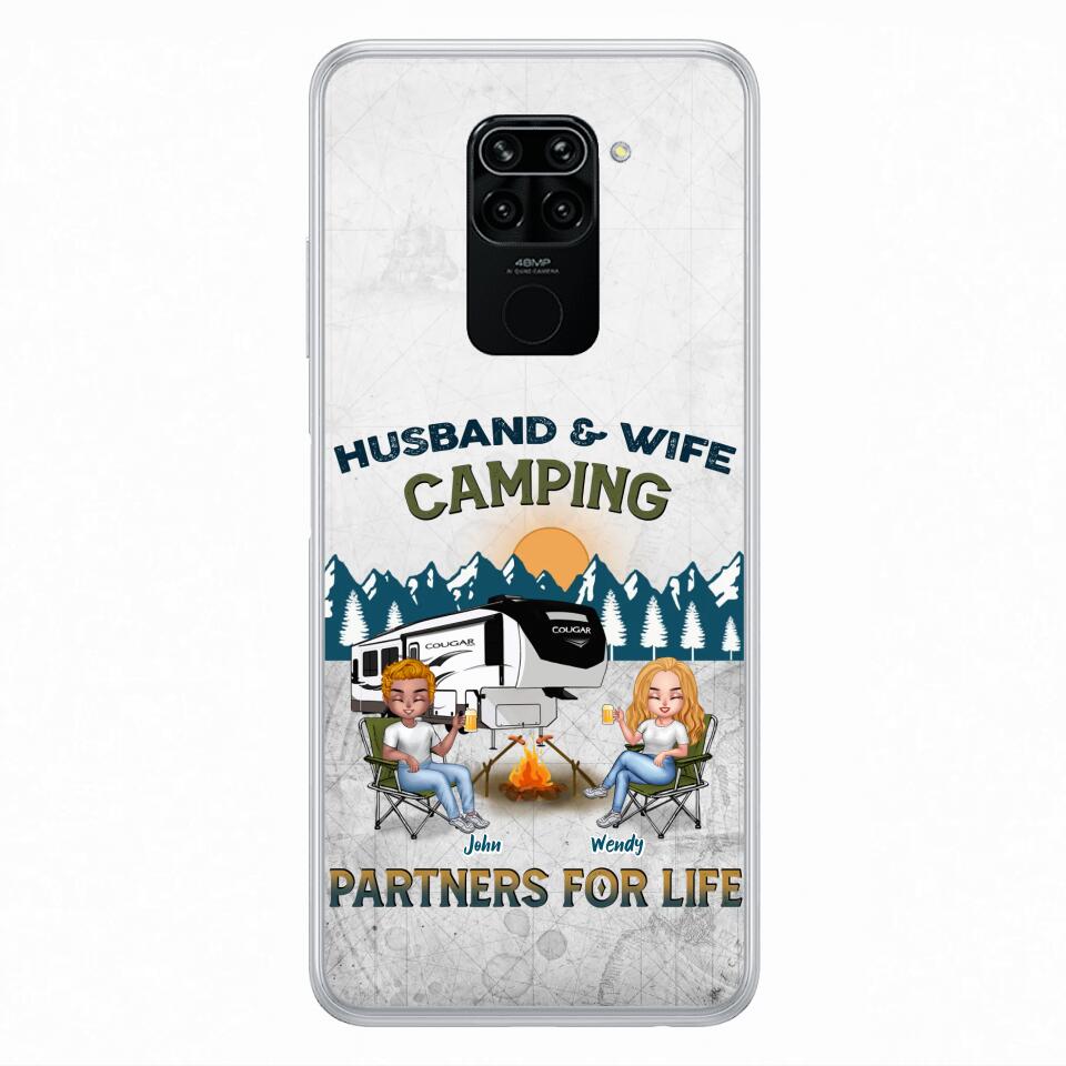 Personalized Camping Friends/Couple Phone Case For Xiaomi/Oppo/Huawei - Up to 7 People - Gift Idea For Friends/Camping Lover - Husband & Wife Camping Partners For Life