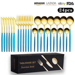 Blue Gold 24-Piece Set