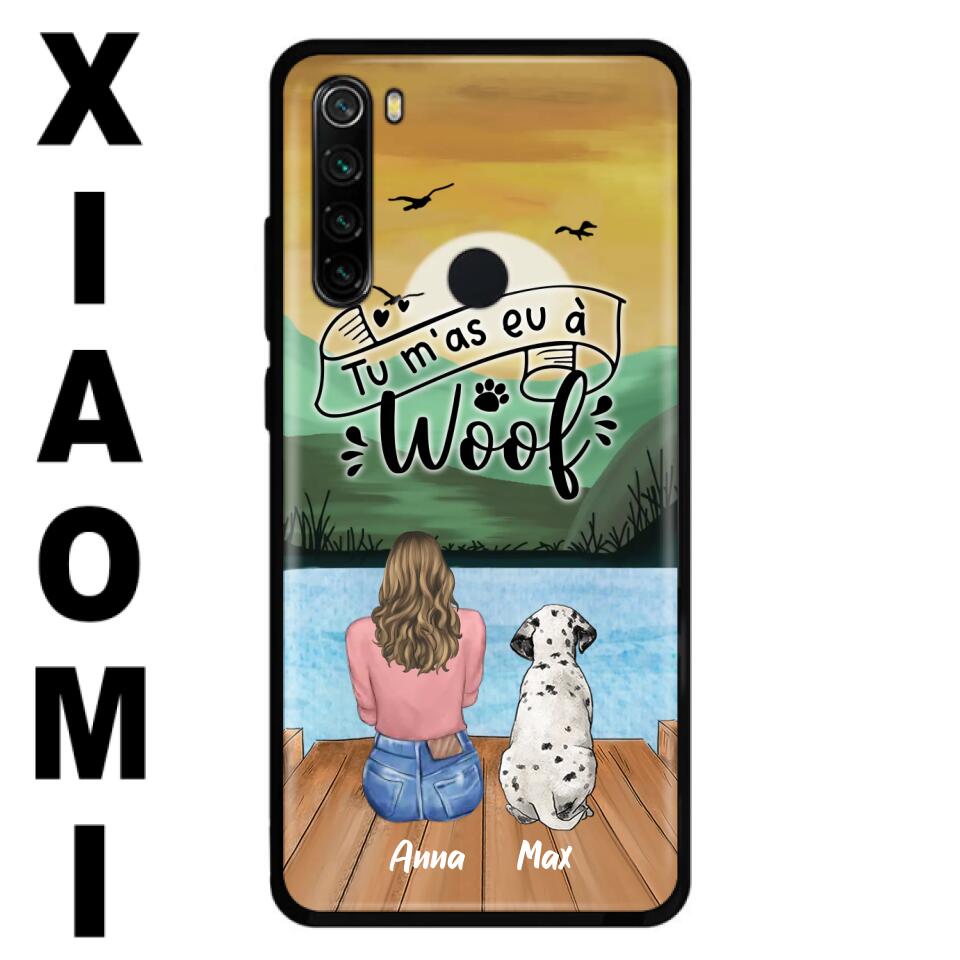 Personalized Dog Mom Phone Case - Gifts For Dog Lover/Mother's Day With Up to 5 Dogs - Tu M'á Eu À Woof - Case For Xiaomi/Oppo/Huawei
