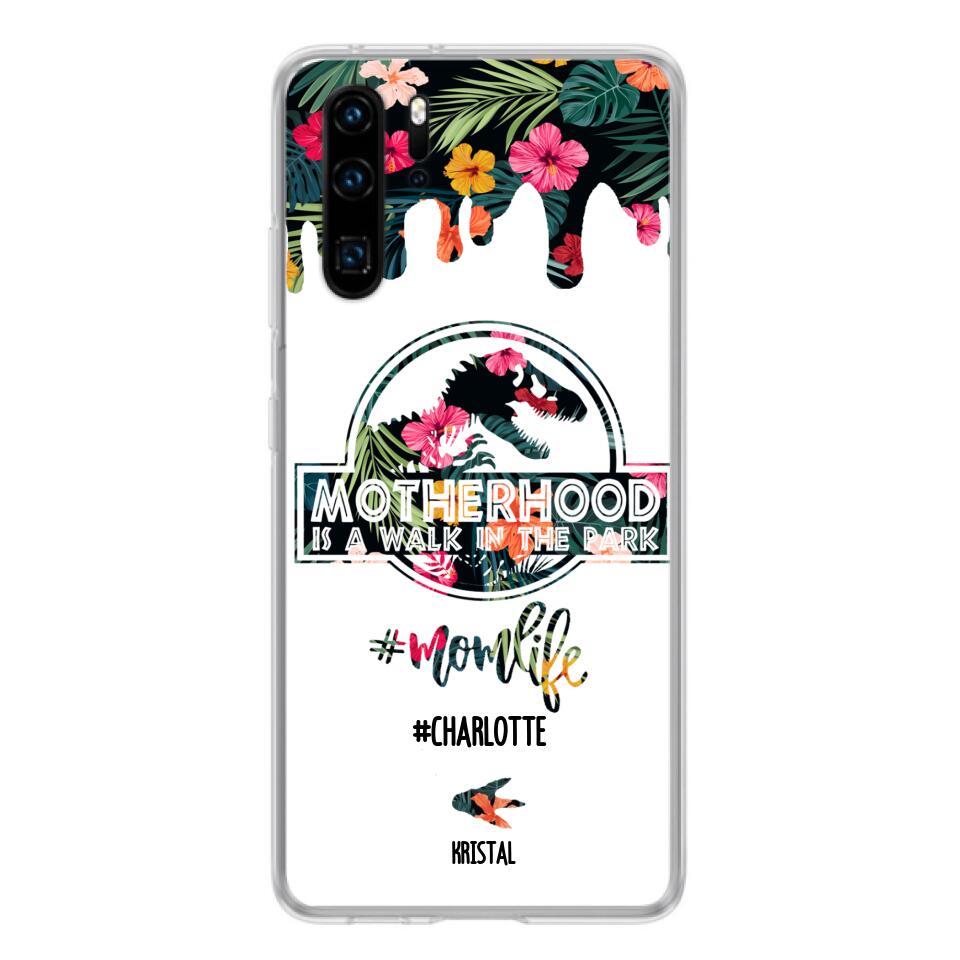 Personalized Mama Dinosaur Phone Case - Best Gift For Mothers - Phone Case For Xiaomi, Oppo And Huawei - 2QCGS1