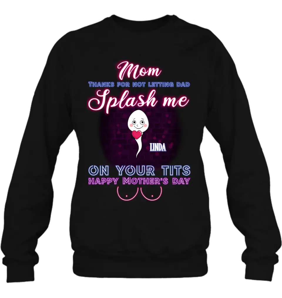 Personalized Sperms Shirt/Long sleeve/Sweatshirt/Hoodie - Best Gift Idea For Mom - Up to 6 Sperms