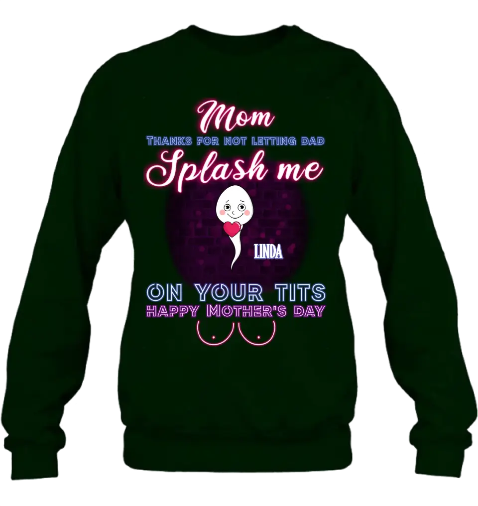 Personalized Sperms Shirt/Long sleeve/Sweatshirt/Hoodie - Best Gift Idea For Mom - Up to 6 Sperms