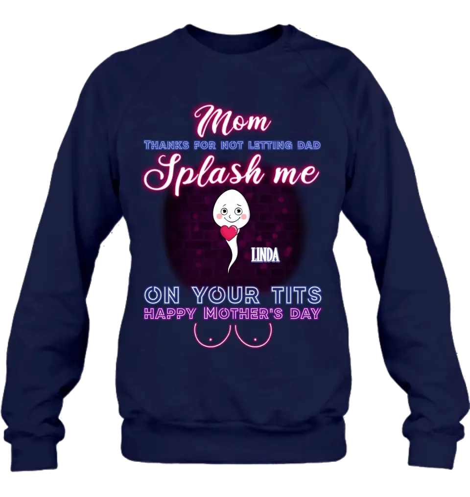 Personalized Sperms Shirt/Long sleeve/Sweatshirt/Hoodie - Best Gift Idea For Mom - Up to 6 Sperms