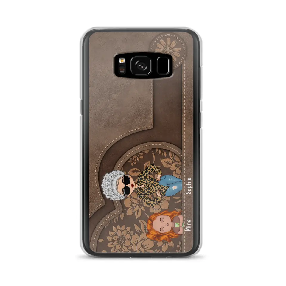 Custom Personalized Grandma Phone Case - Up to 5 Kids - Gift Idea For Grandma/Mother's Day - Case For iPhone And Samsung