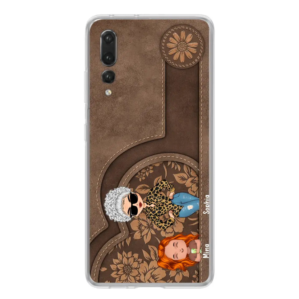 Custom Personalized Grandma Phone Case - Up to 5 Kids - Gift Idea For Grandma/Mother's Day - Case For Xiaomi/ Oppo/ Huawei