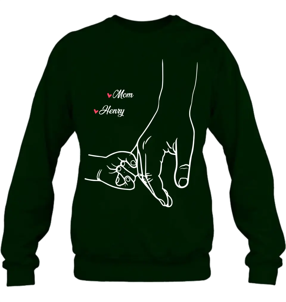 Personalized Mom & Kids Custom Name Shirt/Hoodie - Gift Idea For Mother/Kids/Mother's Day - Up to 5 Kids