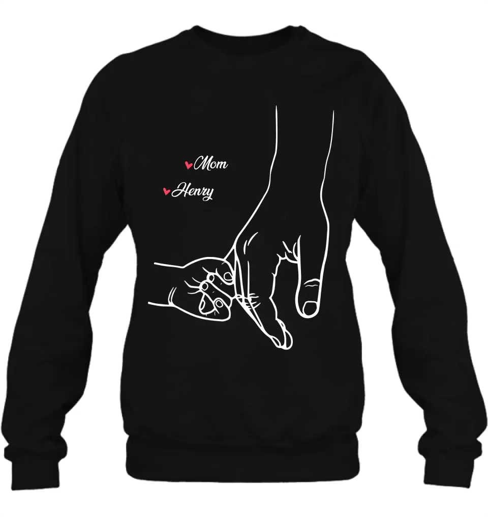Personalized Mom & Kids Custom Name Shirt/Hoodie - Gift Idea For Mother/Kids/Mother's Day - Up to 5 Kids