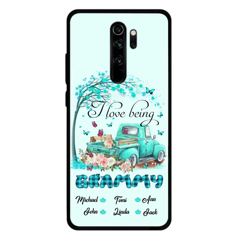 Personalized Grandma Phone Case - I Love Being Grandma - R5OIKQ -TQ - Case For iPhone And Samsung