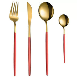 Red Gold 4-Piece Set