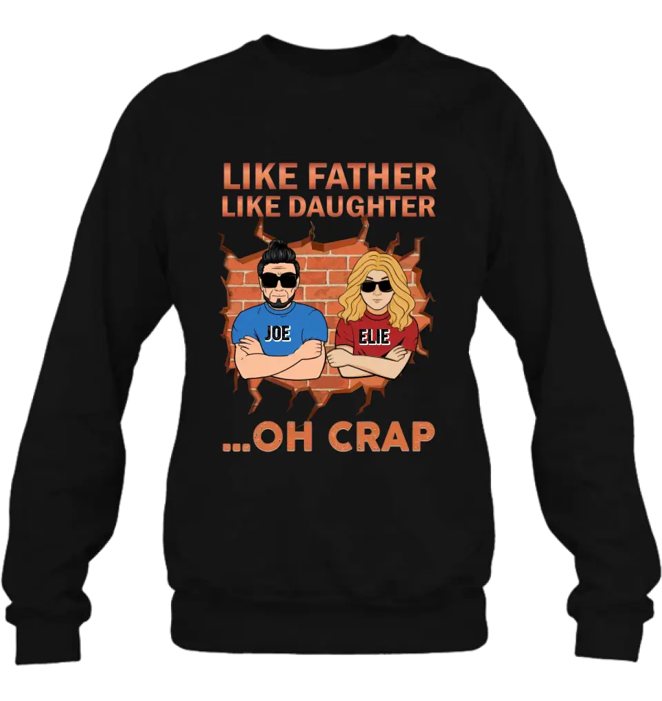 Personalized Dad/Mom And Daughter/Son T-Shirt - Gift Idea For Father's Day/Mother's Day