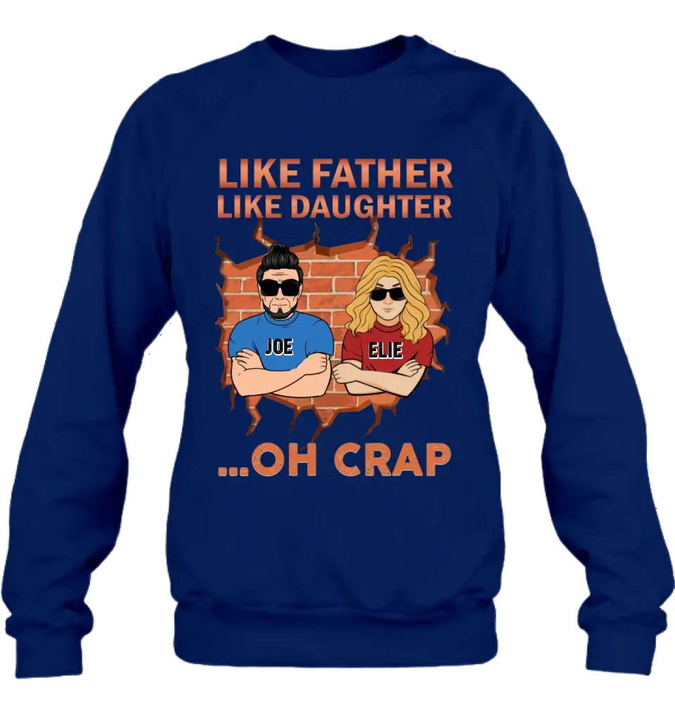 Personalized Dad/Mom And Daughter/Son T-Shirt - Gift Idea For Father's Day/Mother's Day