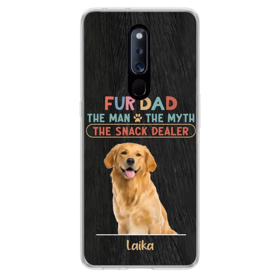 Personalized Fur Dad Phone Case - Upload Photo - Up to 6 Pets - Father's Day Gift For Pet Lovers - Fur Dad The Man The Myth The Snack Dealer - Case for Xiaomi/Huawei/Oppo