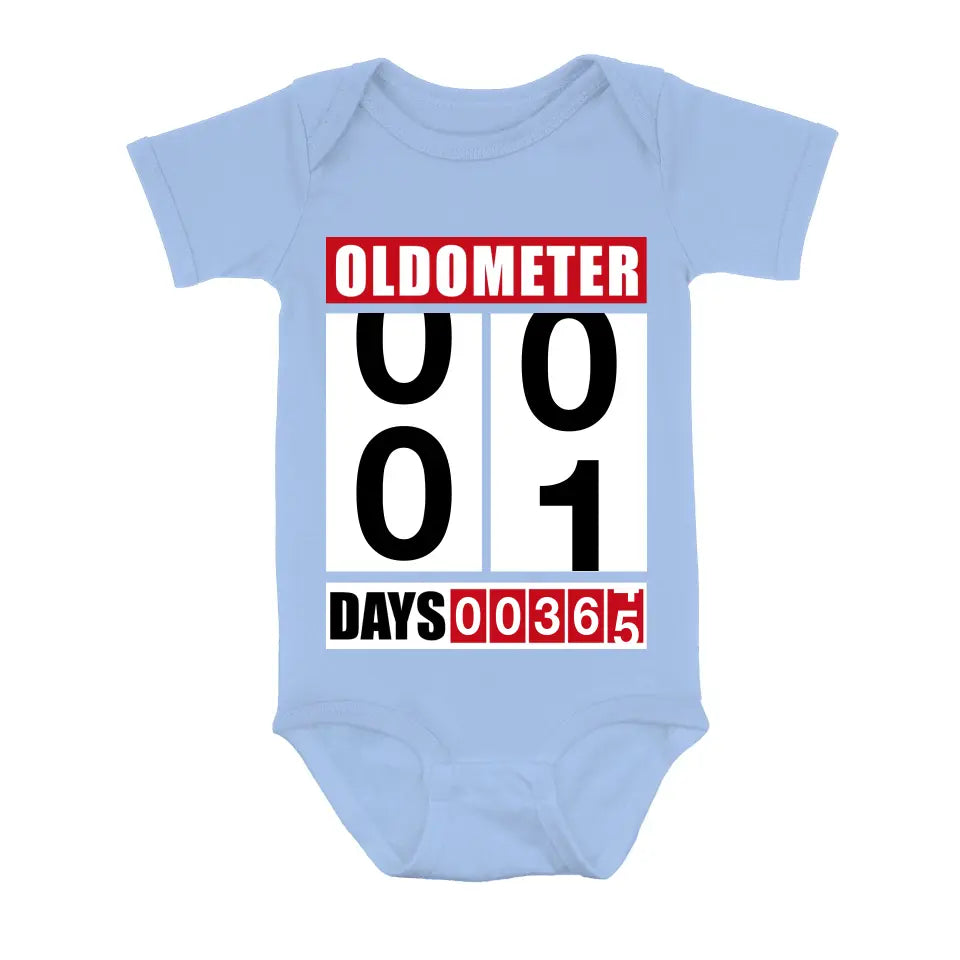 Personalized Oldometer Shirt/Baby Onesie - Gift Idea For Father/Baby/Father's Day
