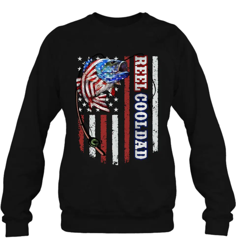 Personalized Fishing Dad Shirt/Hoodie - Gift Idea For Father's Day - Reel Cool Dad