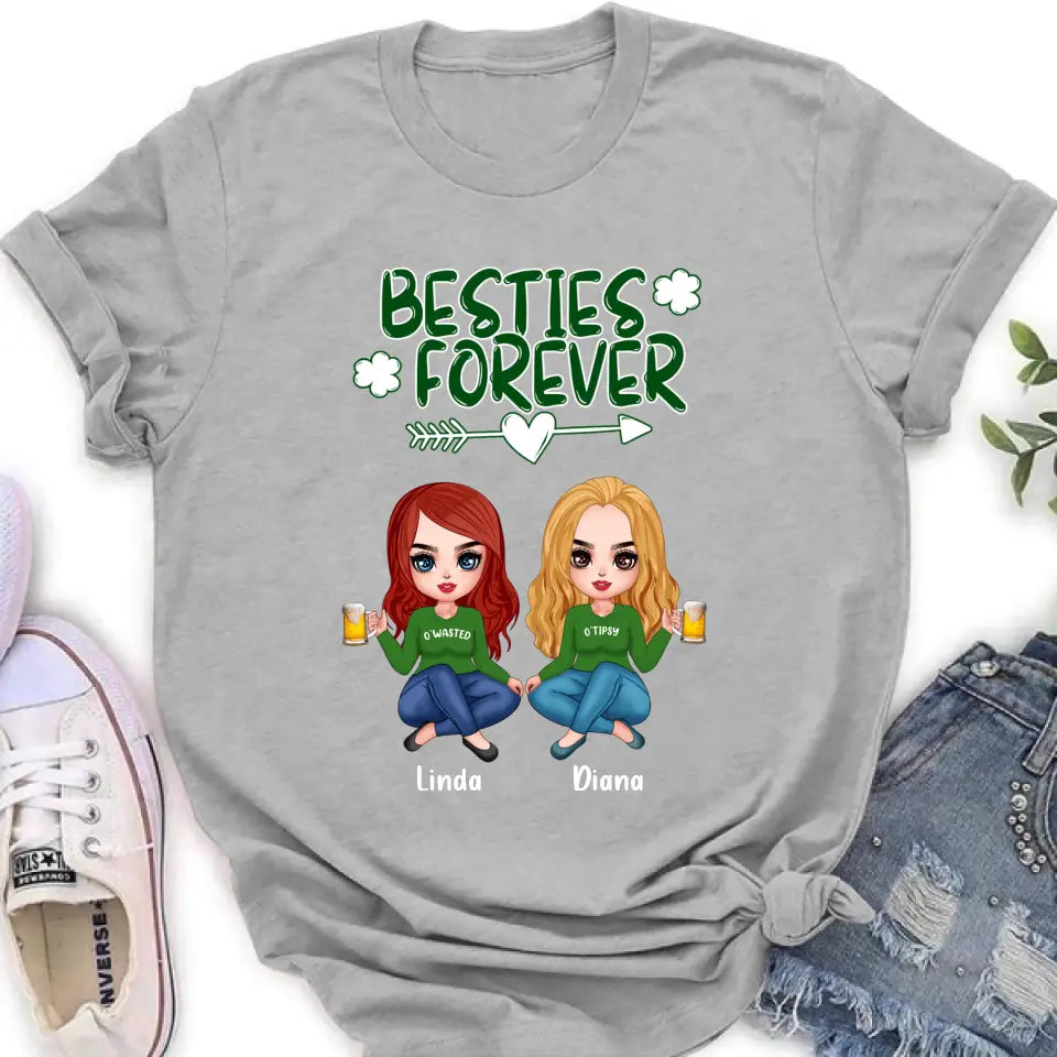 Personalized Friends T-shirt and Sweatshirt - Gift For Best Friends - Besties Forever