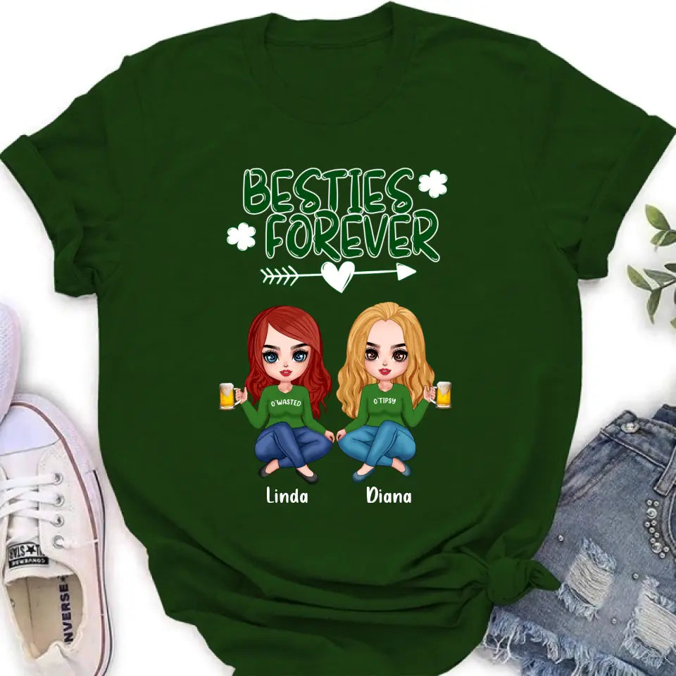 Personalized Friends T-shirt and Sweatshirt - Gift For Best Friends - Besties Forever