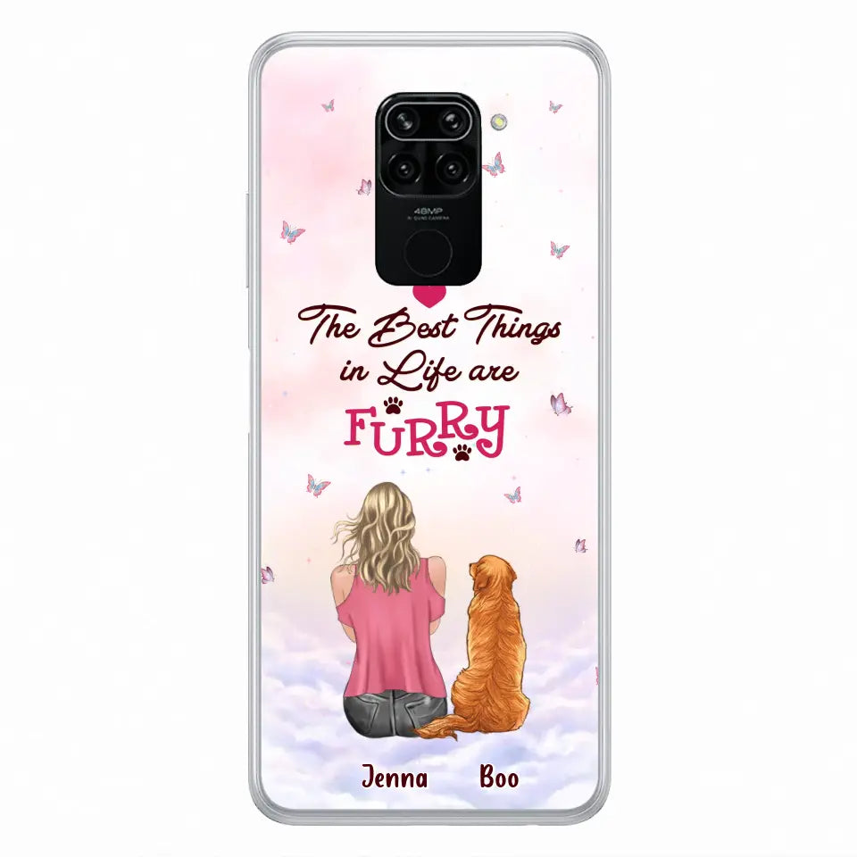Personalized Dog Mom Phone Case - Up to 5 Dogs - Gift Idea For Dog Lovers - The Best Things In Life Are Furry - Case for Xiaomi/Huawei/Oppo