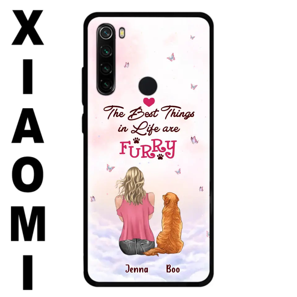 Personalized Dog Mom Phone Case - Up to 5 Dogs - Gift Idea For Dog Lovers - The Best Things In Life Are Furry - Case for Xiaomi/Huawei/Oppo