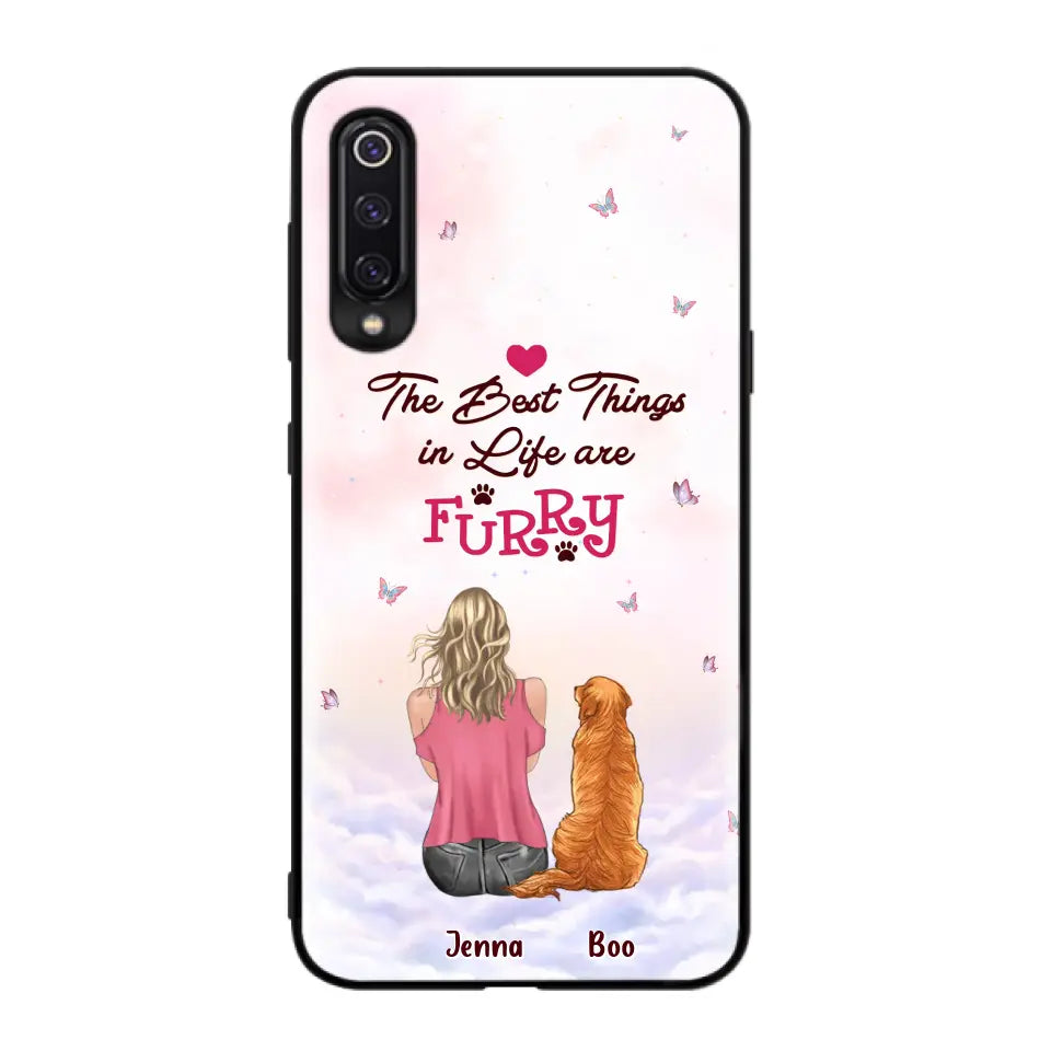 Personalized Dog Mom Phone Case - Up to 5 Dogs - Gift Idea For Dog Lovers - The Best Things In Life Are Furry - Case for Xiaomi/Huawei/Oppo