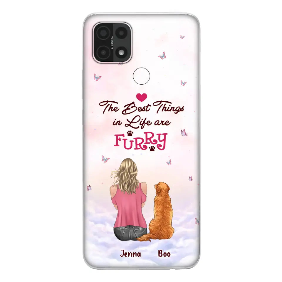 Personalized Dog Mom Phone Case - Up to 5 Dogs - Gift Idea For Dog Lovers - The Best Things In Life Are Furry - Case for Xiaomi/Huawei/Oppo