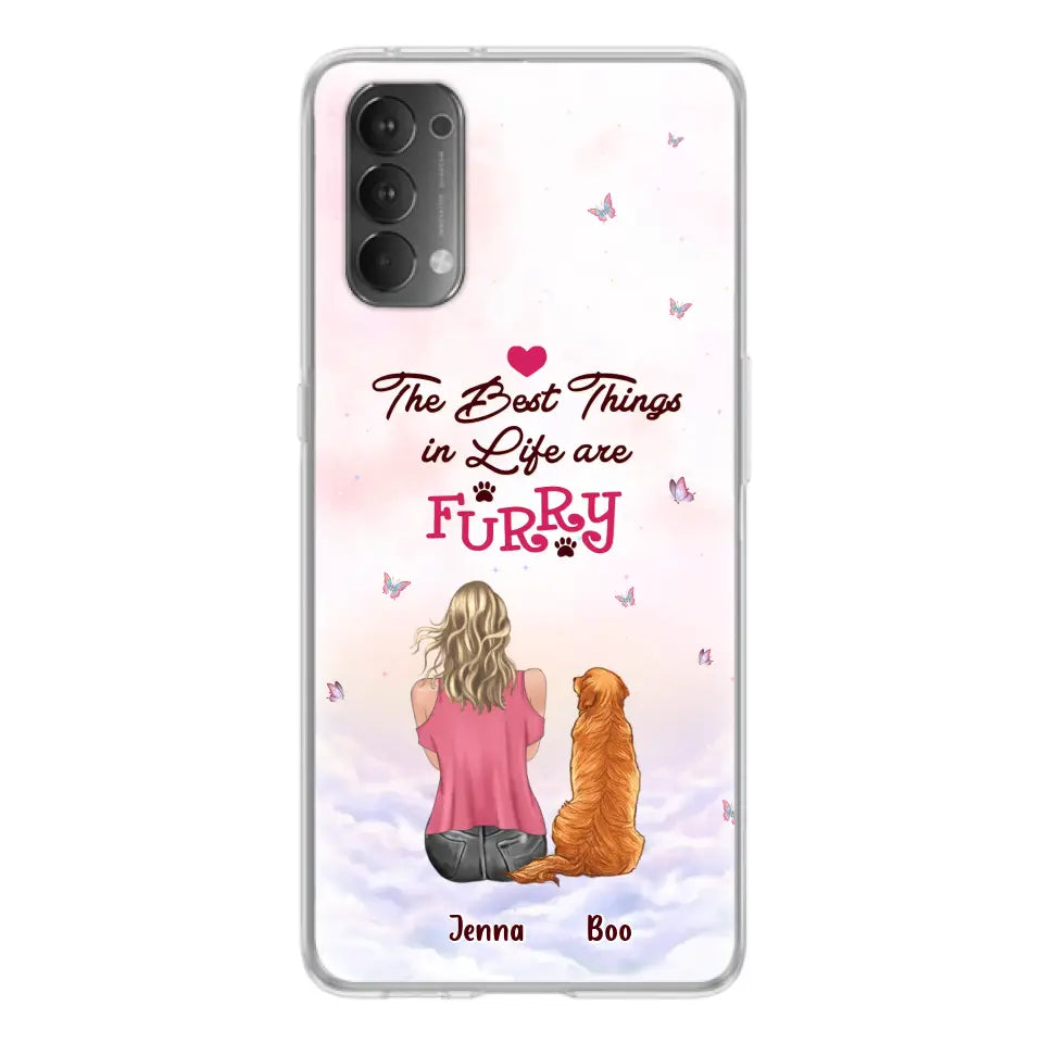 Personalized Dog Mom Phone Case - Up to 5 Dogs - Gift Idea For Dog Lovers - The Best Things In Life Are Furry - Case for Xiaomi/Huawei/Oppo