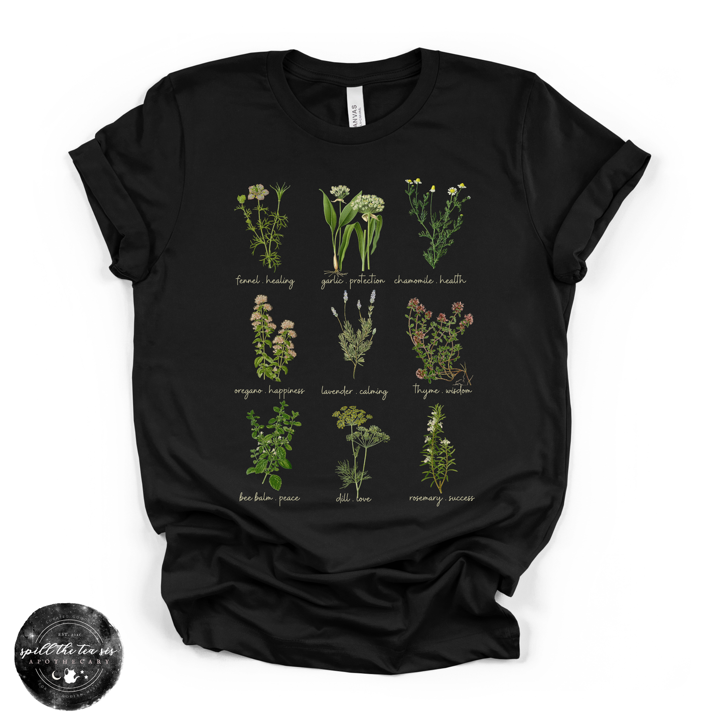 Kitchen Witch Tee (WHITE DESIGN)| Witchy Kitchen Graphic T-Shirt