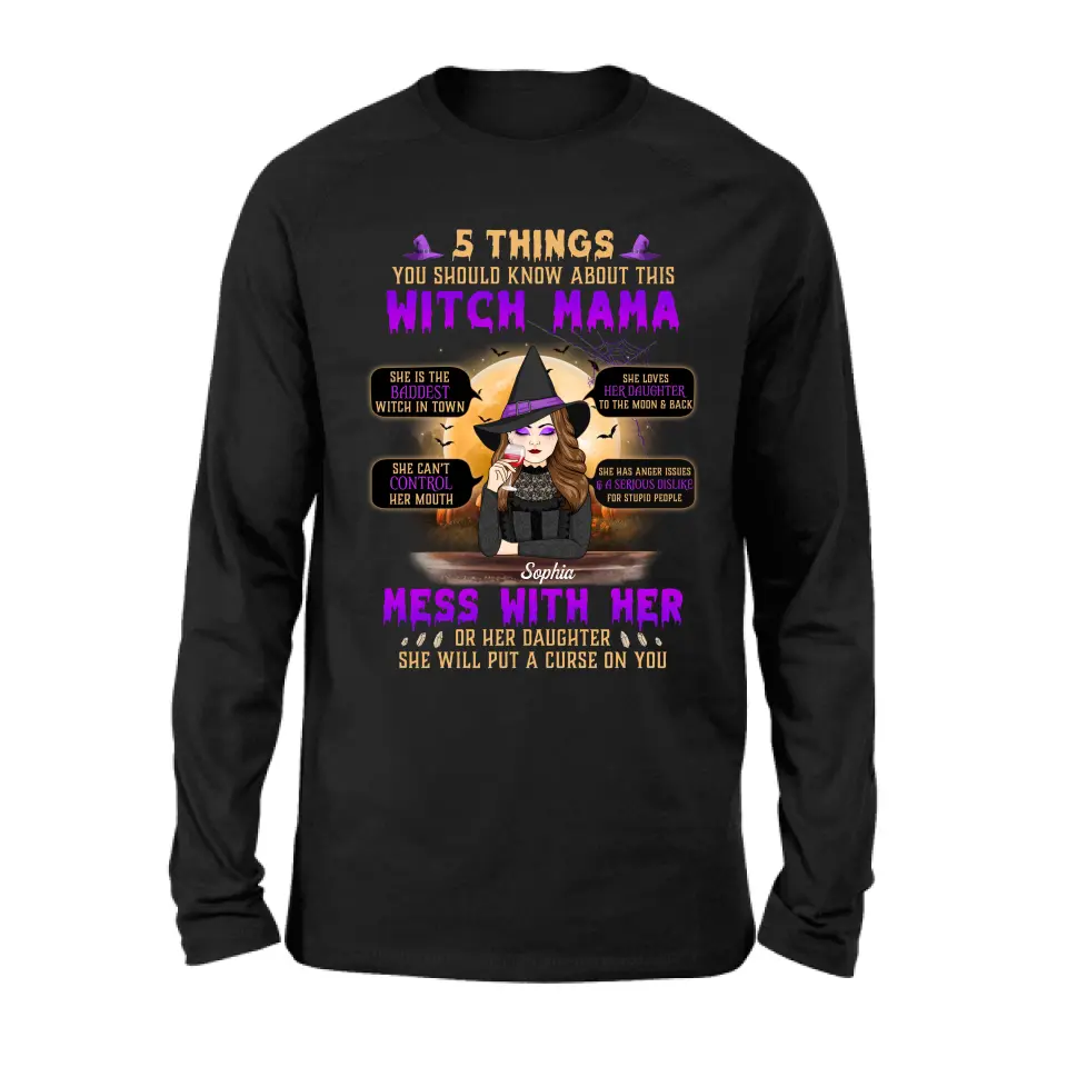 Personalized Witch Mom Shirt/Hoodie - Best Gift Idea For Halloween/Mom - 5 Things You Should Know About This Witch Mama
