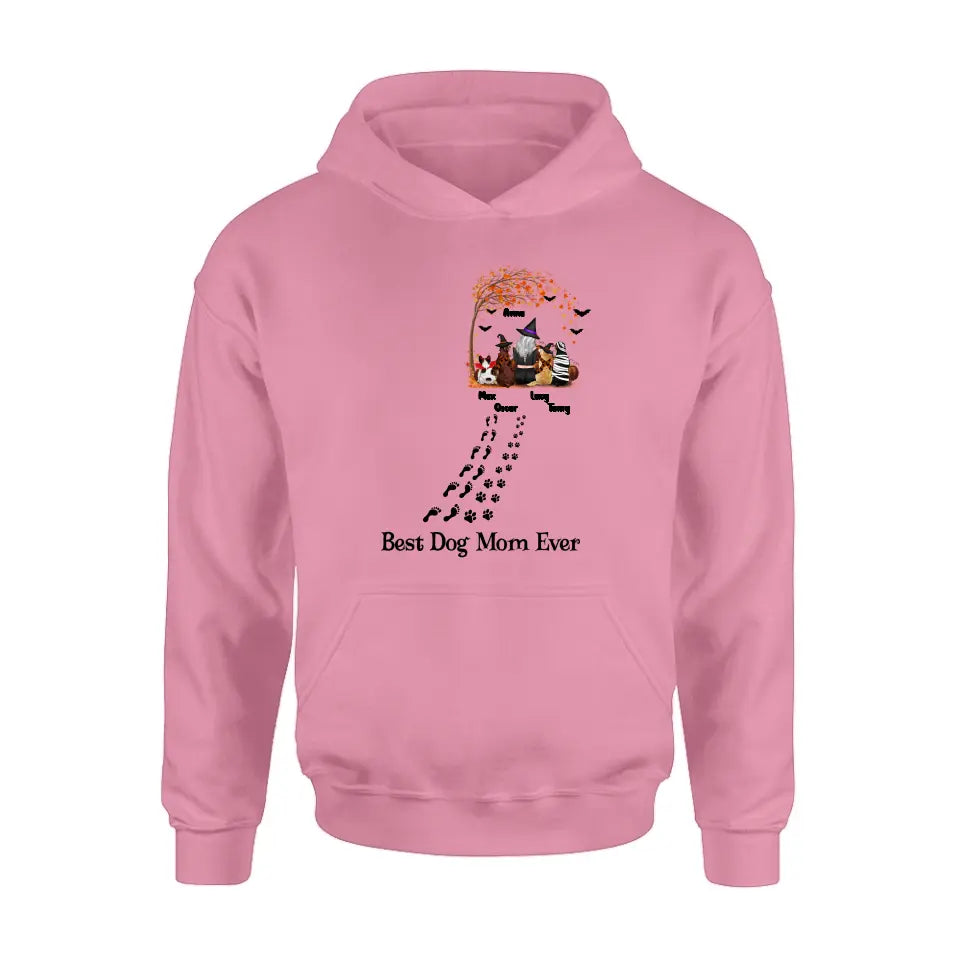 Personalized Halloween Shirt/Hoodie - Gift Idea For Halloween/Dog Lovers - Up to 4 Dogs - Best Dog Mom Ever