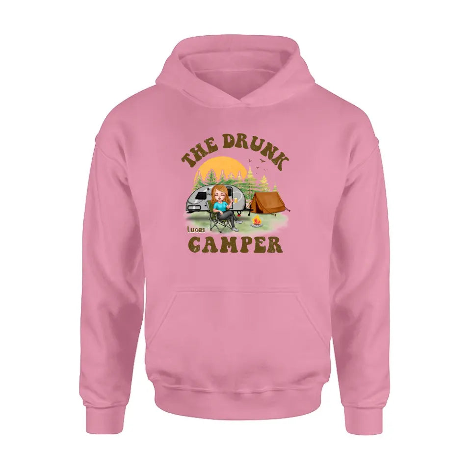 Personalized Camping Shirt/Hoodie - Gift Idea for Camping Lovers/Friends - The Drunk Camper