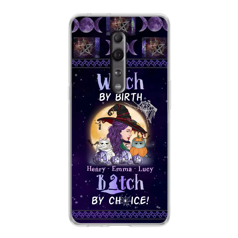 Personalized Witch Phone Case - Halloween Gift Idea For Pet Lovers - Witch By Birth Bitch By Choice - Oppo/Xiaomi/Huawei