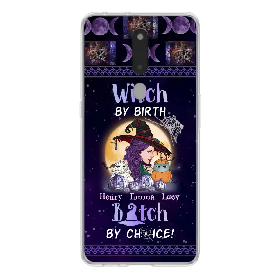 Personalized Witch Phone Case - Halloween Gift Idea For Pet Lovers - Witch By Birth Bitch By Choice - Oppo/Xiaomi/Huawei