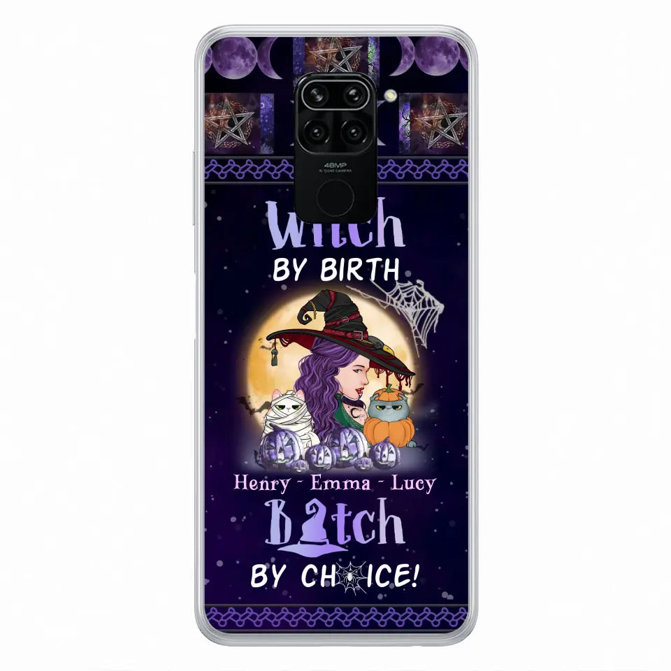 Personalized Witch Phone Case - Halloween Gift Idea For Pet Lovers - Witch By Birth Bitch By Choice - Oppo/Xiaomi/Huawei