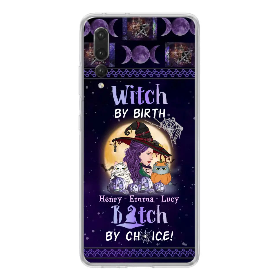 Personalized Witch Phone Case - Halloween Gift Idea For Pet Lovers - Witch By Birth Bitch By Choice - Oppo/Xiaomi/Huawei
