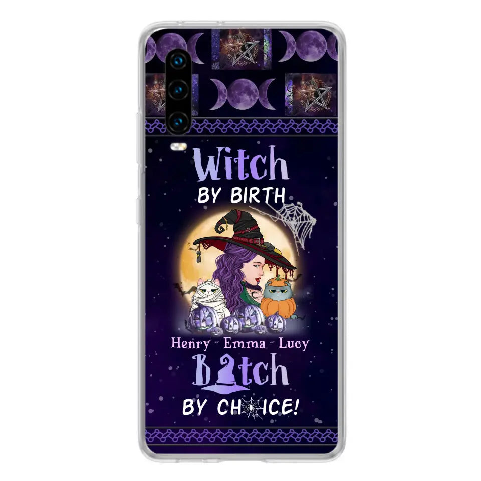 Personalized Witch Phone Case - Halloween Gift Idea For Pet Lovers - Witch By Birth Bitch By Choice - Oppo/Xiaomi/Huawei