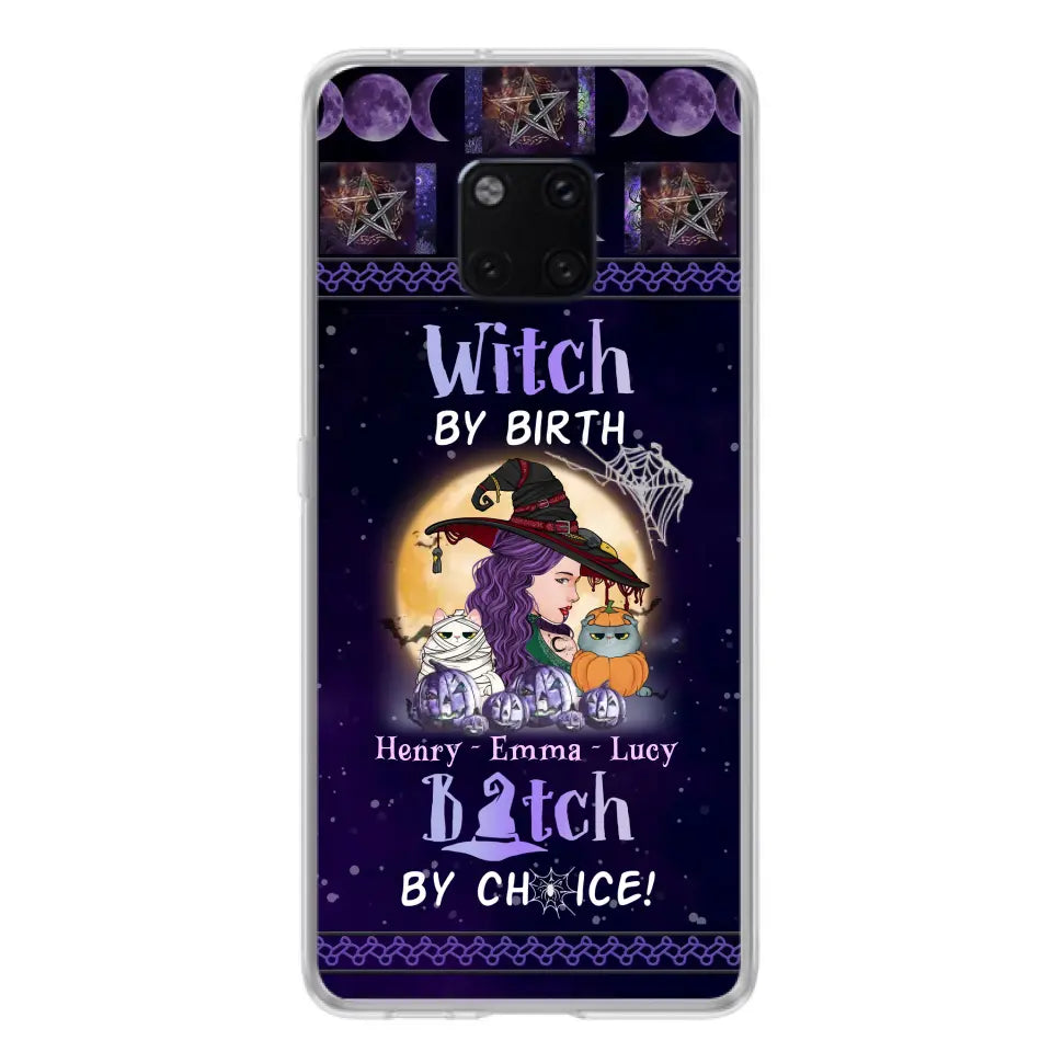 Personalized Witch Phone Case - Halloween Gift Idea For Pet Lovers - Witch By Birth Bitch By Choice - Oppo/Xiaomi/Huawei
