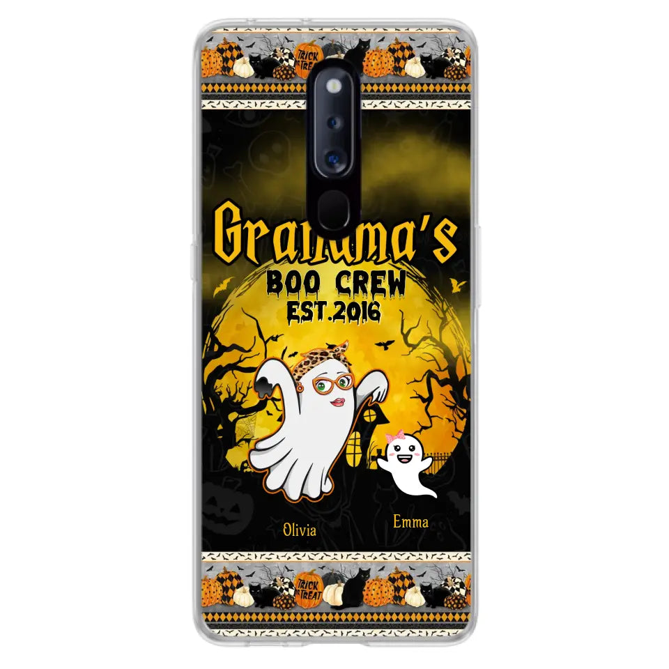 Personalized Grandma Phone Case - Halloween Gift For Grandma - Up to 7 Kids - Grandma's Boo Crew - Case For Xiaomi/ Oppo/ Huawei