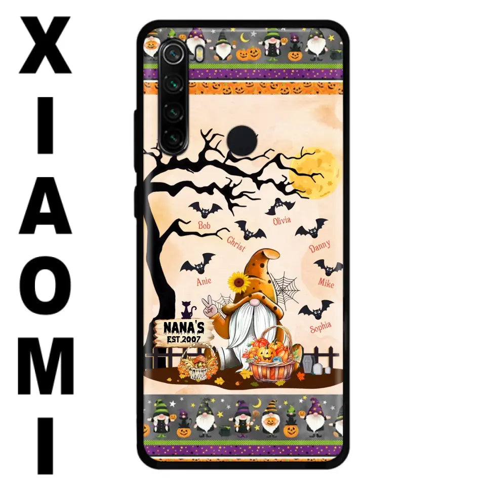 Personalized Boo Grandma Phone Case - Halloween Gift For Grandma - Up to 7 Kids - Case For Xiaomi/ Oppo/ Huawei