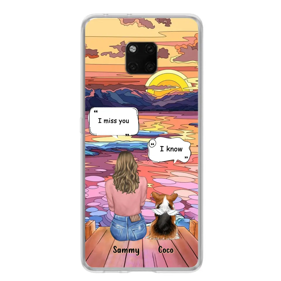 Personalized Memorial Pet Phone Case - Up to 3 Pets - Memorial Gift Idea For Dog/Cat/Rabbits Owners - Case For Xiaomi/Oppo/Huawei - I Miss You