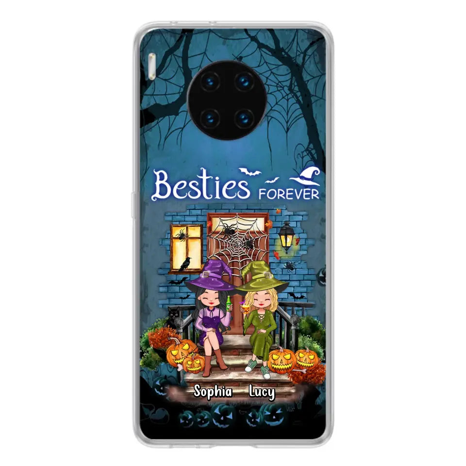 Personalized Halloween Friend Phone Case - Up to 5 Friends - Halloween Gift Idea for Friends/Sisters - Besties Forever - Case for Xiaomi/Huawei/Oppo